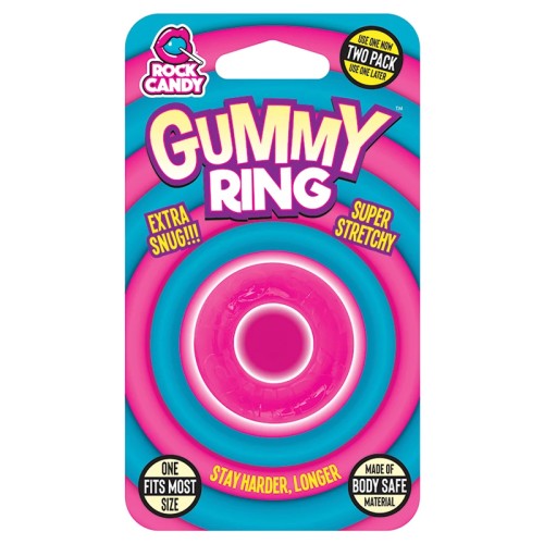 Pink Gummy Ring Cock Rings for Enhanced Pleasure