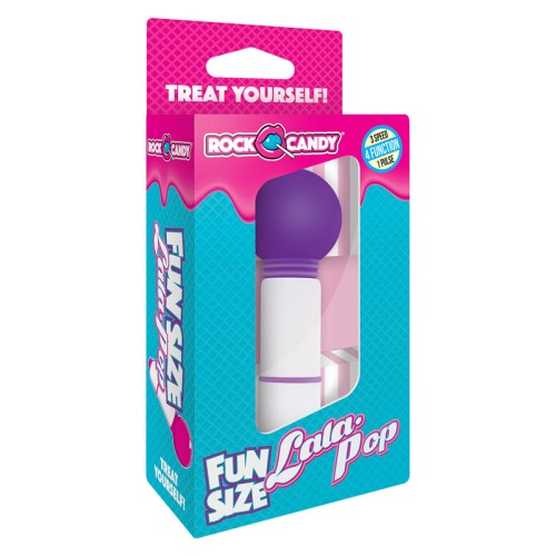 LALA POP VIBRADOR TAMAÑO DIVERTIDO en Púrpura