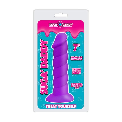 Suga-Daddy 7" Realistic Dildo in Purple