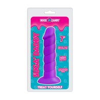 Suga-Daddy 7" Realistic Dildo in Purple