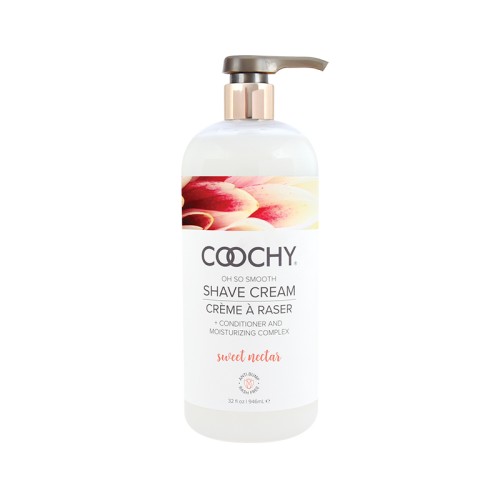 Coochy Crema de Afeitar Dulce Néctar 32 oz