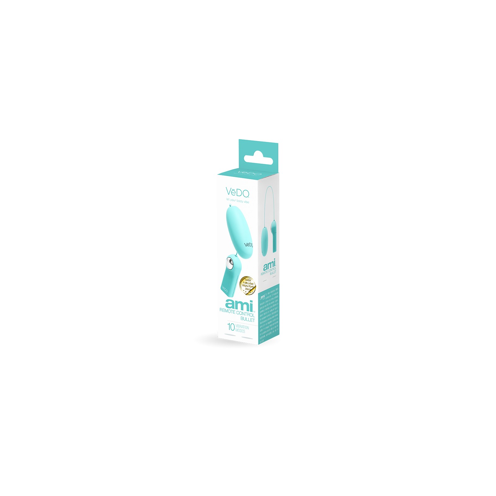 Vedo Ami Remote Control Bullet - Turquoise