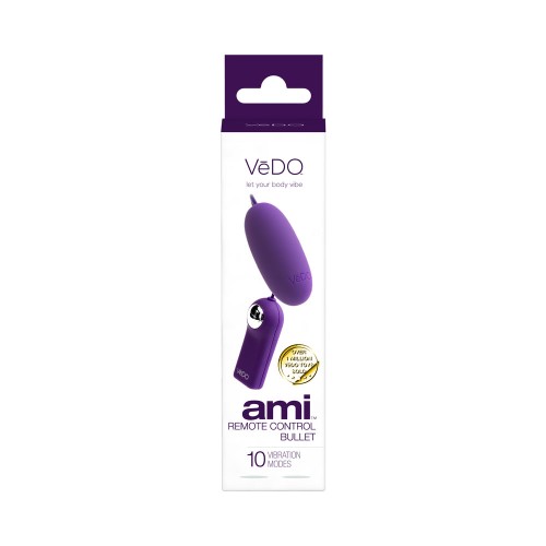 Vibrador Bullet VeDO AMI con Control Remoto