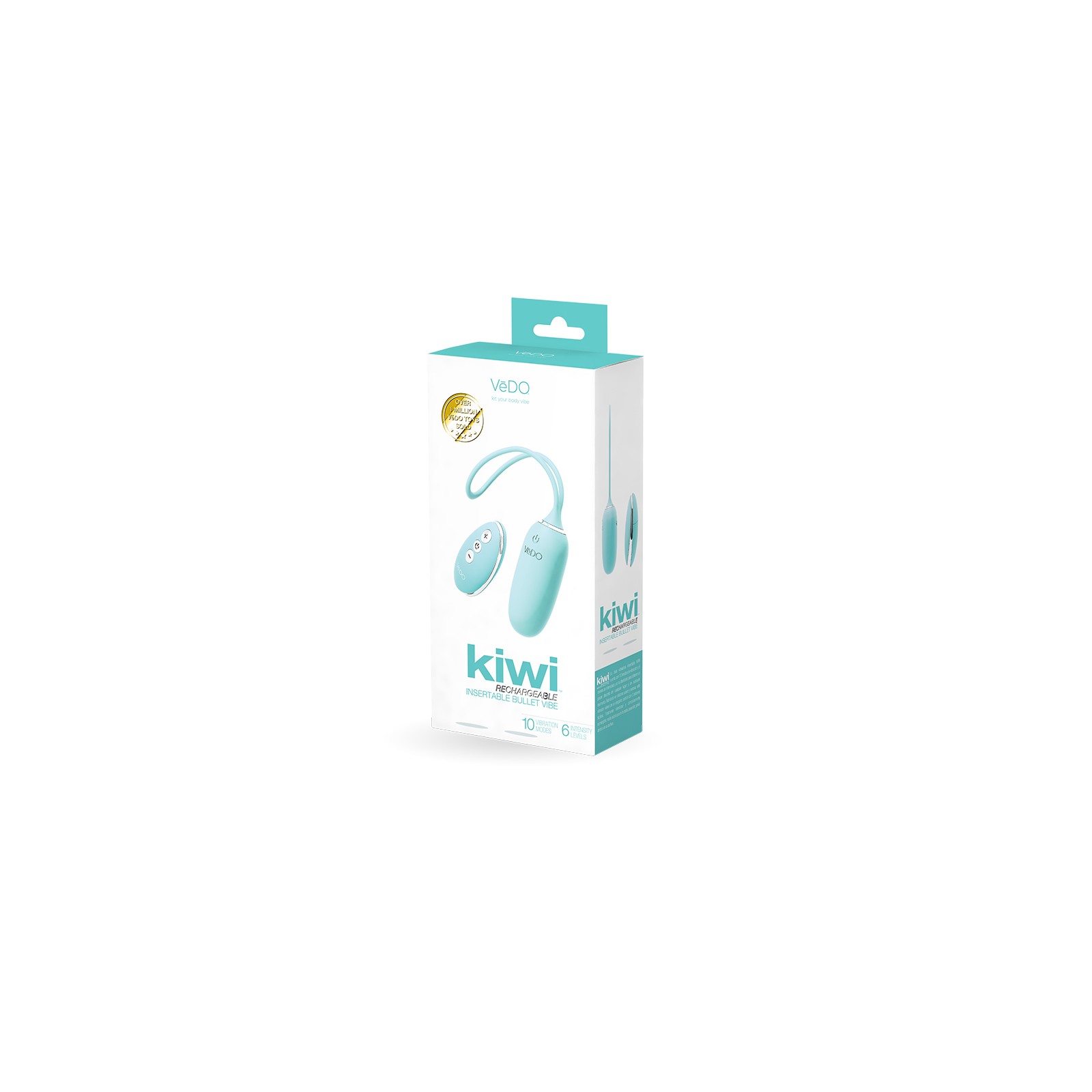 Bullet Recargable Vedo Kiwi para Placer