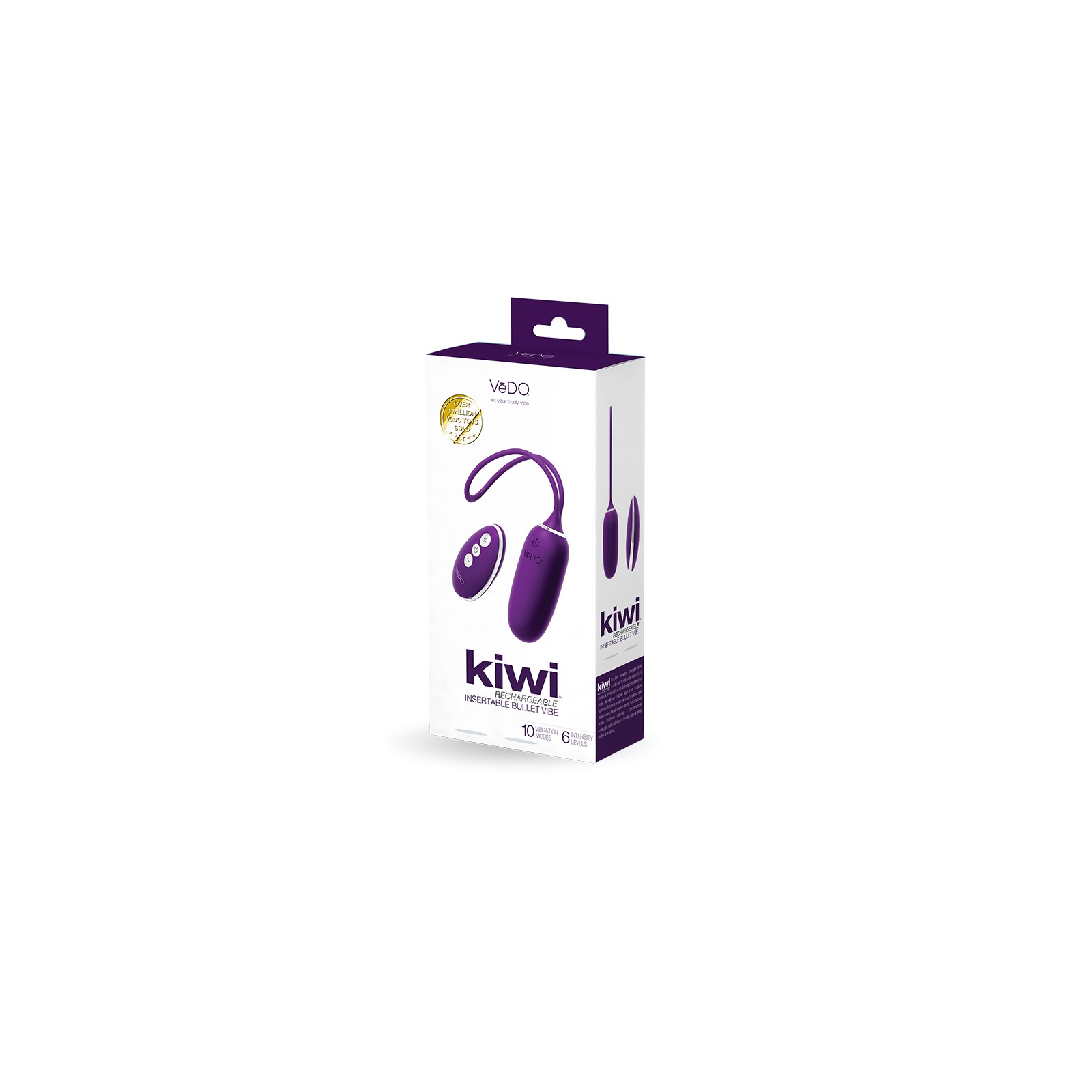 Vedo Kiwi Rechargeable Bullet for Powerful Stimulations