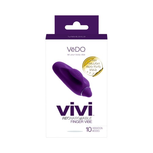 Vedo Vivi Rechargeable Finger Vibe Purple for Ultimate Pleasure