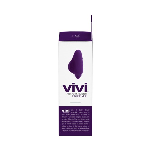 Vedo Vivi Rechargeable Finger Vibe Purple for Ultimate Pleasure