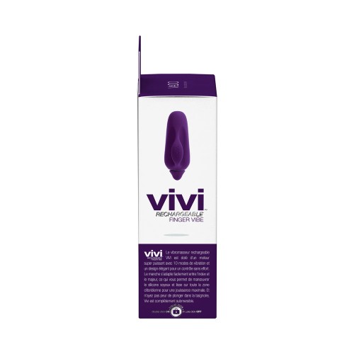 Vedo Vivi Rechargeable Finger Vibe Purple for Ultimate Pleasure