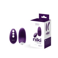 VeDO Niki Deep Purple Rechargeable Panty Vibe