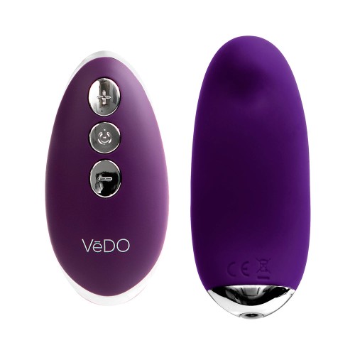 Vibrador de Panty Recargable VeDO Niki Morado Profundo