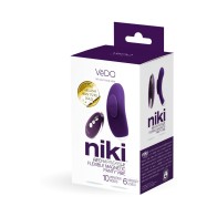 Vibrador de Panty Recargable VeDO Niki Morado Profundo