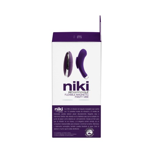 Vibrador de Panty Recargable VeDO Niki Morado Profundo