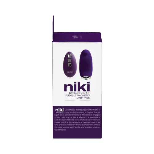 VeDO Niki Deep Purple Rechargeable Panty Vibe