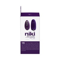 Vibrador de Panty Recargable VeDO Niki Morado Profundo