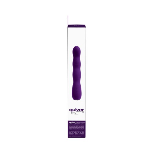 Vibrador Recargable VeDO Quiver Plus Púrpura Oscuro