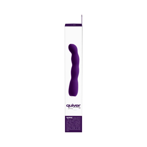 Vibrador Recargable VeDO Quiver Plus Púrpura Oscuro