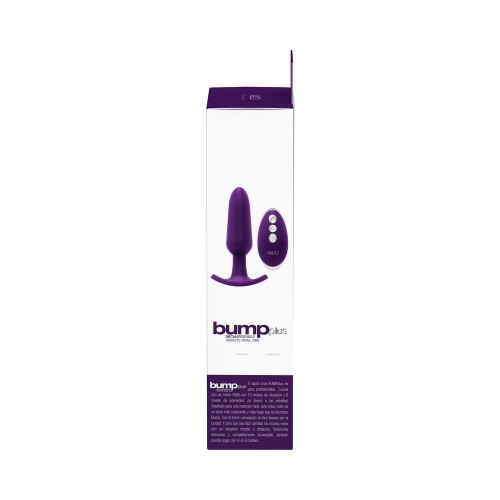 Bump Plus Rechargeable Remote Control Anal Vibe