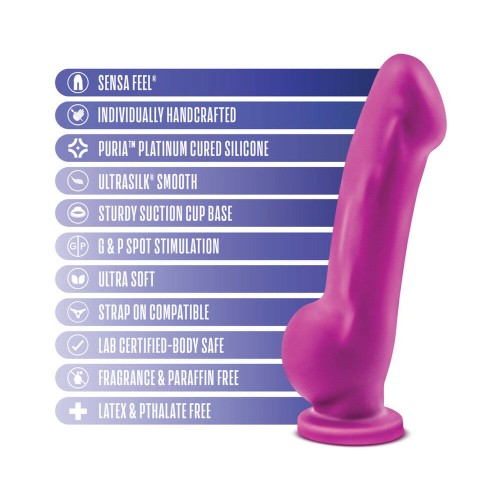 Avant D7 Ergo Dual Density Silicone Dildo Violet