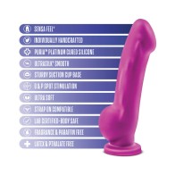 Avant D7 Ergo Dual Density Silicone Dildo Violet