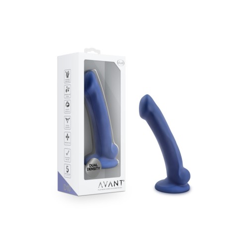 Avant D10 Ergo Mini 7in Silicone Dildo Indigo