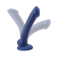 Avant D10 Ergo Mini 7in Silicone Dildo Indigo