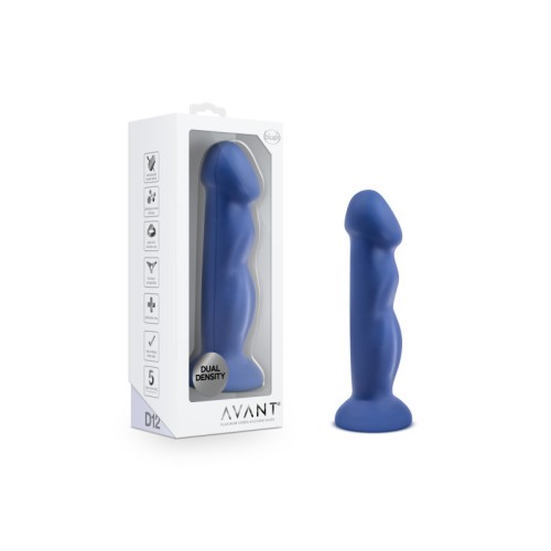 Avant D12 Suko Dual Density Silicone Dildo Indigo