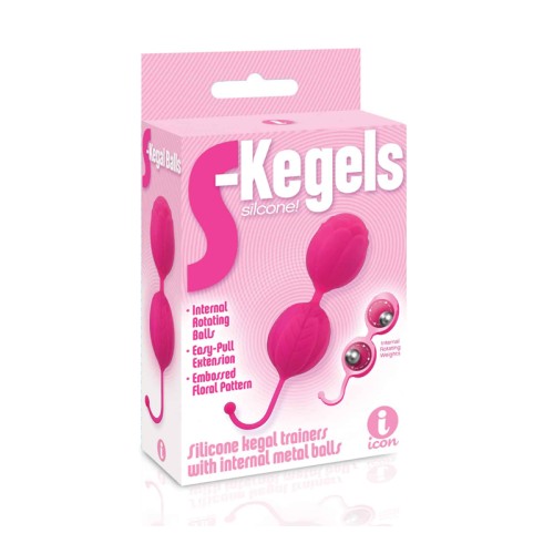 Bolas Kegel 9's para la Salud Pélvica en Rosa