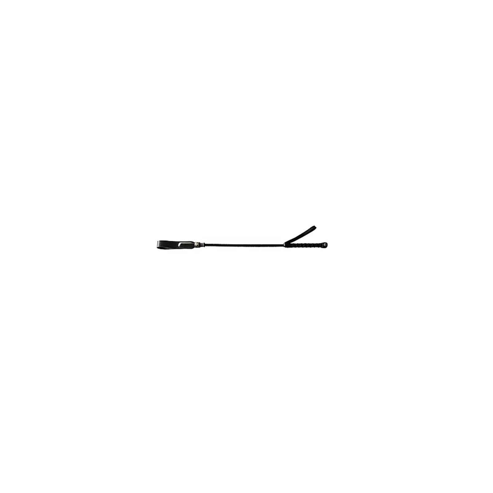 Short Riding Crop Slim Tip 20" Black