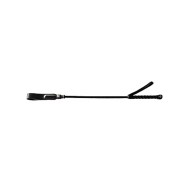 Short Riding Crop Slim Tip 20" Black