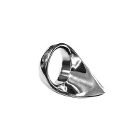 Stainless Steel Tear Drop Cock Ring for Enhanced Pleasure