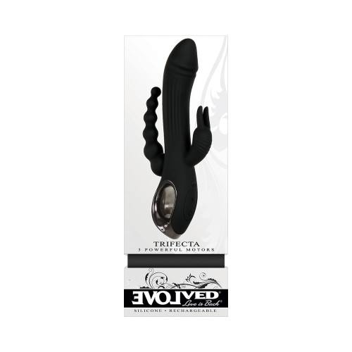 Vibrador de Estimulación Triple Recargable Evolved Trifecta