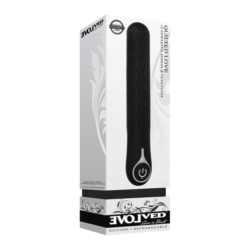 Vibrador Slimline Texturizado de Silicona con Acolchado Evolved