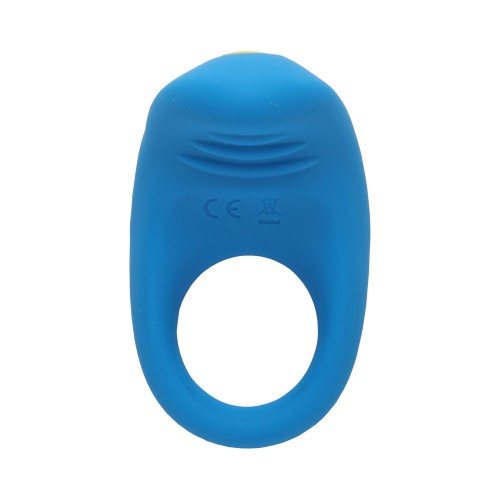 ROMP Juke Anillo Vibrador Silicona Azul Claro