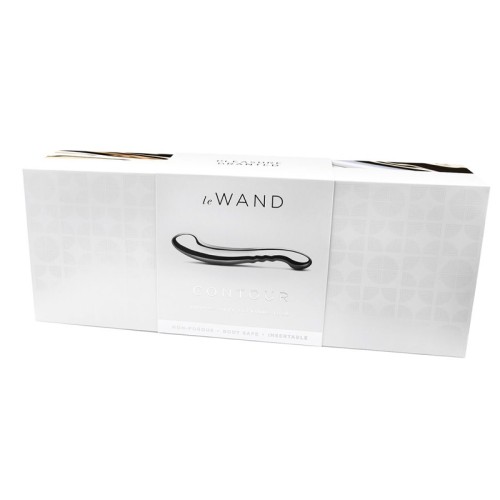 Masajeador de Acero Inoxidable Le Wand Contour para Placer Profundo