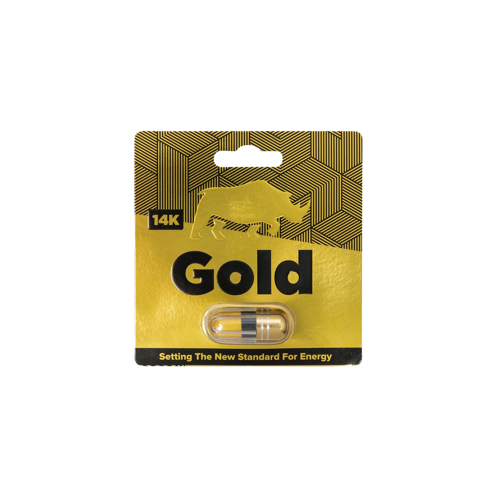 Rhino 14K Gold Energy Supplement for Enhanced Performance