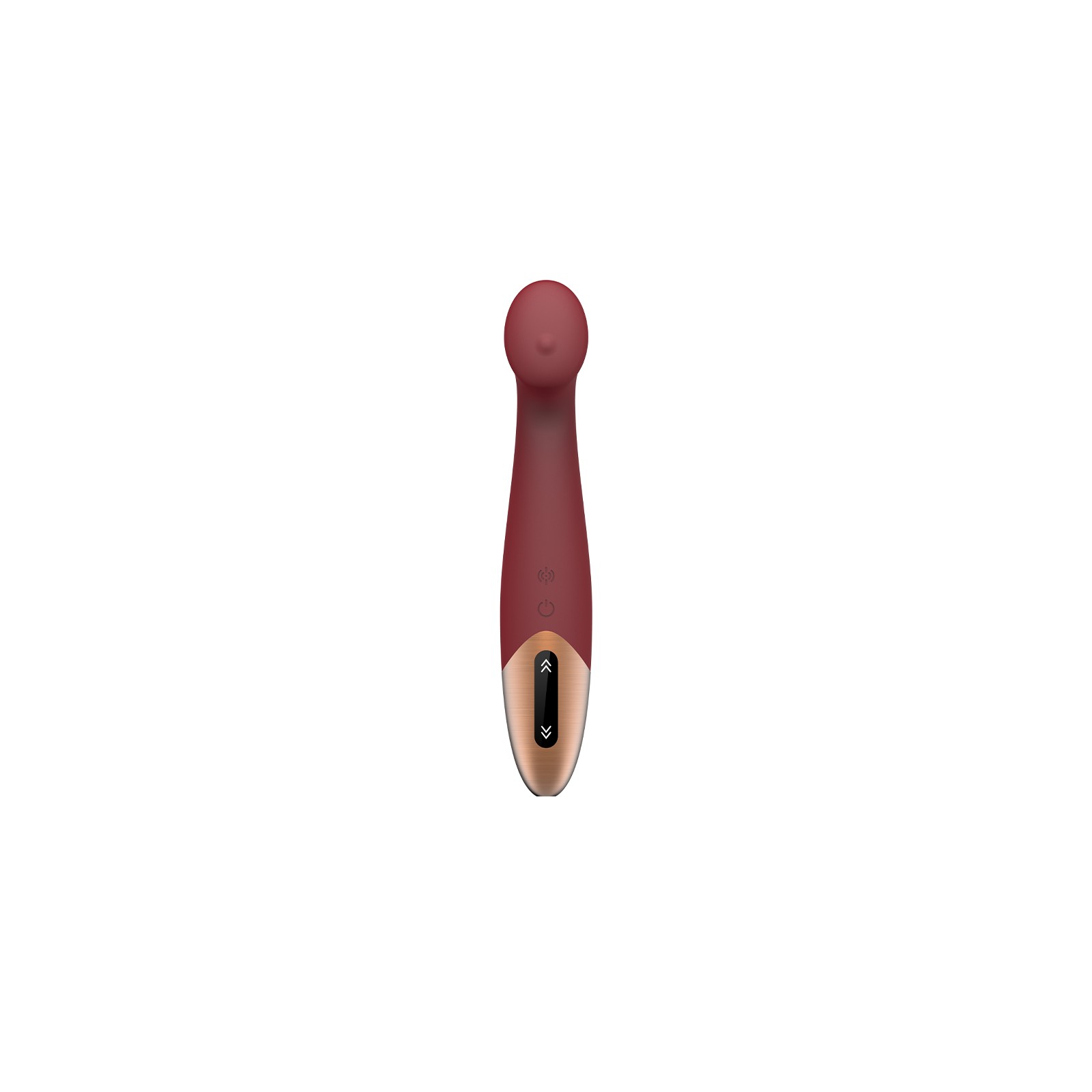 Vibrador G-Spot Tethys con Panel Táctil Rojo Vino