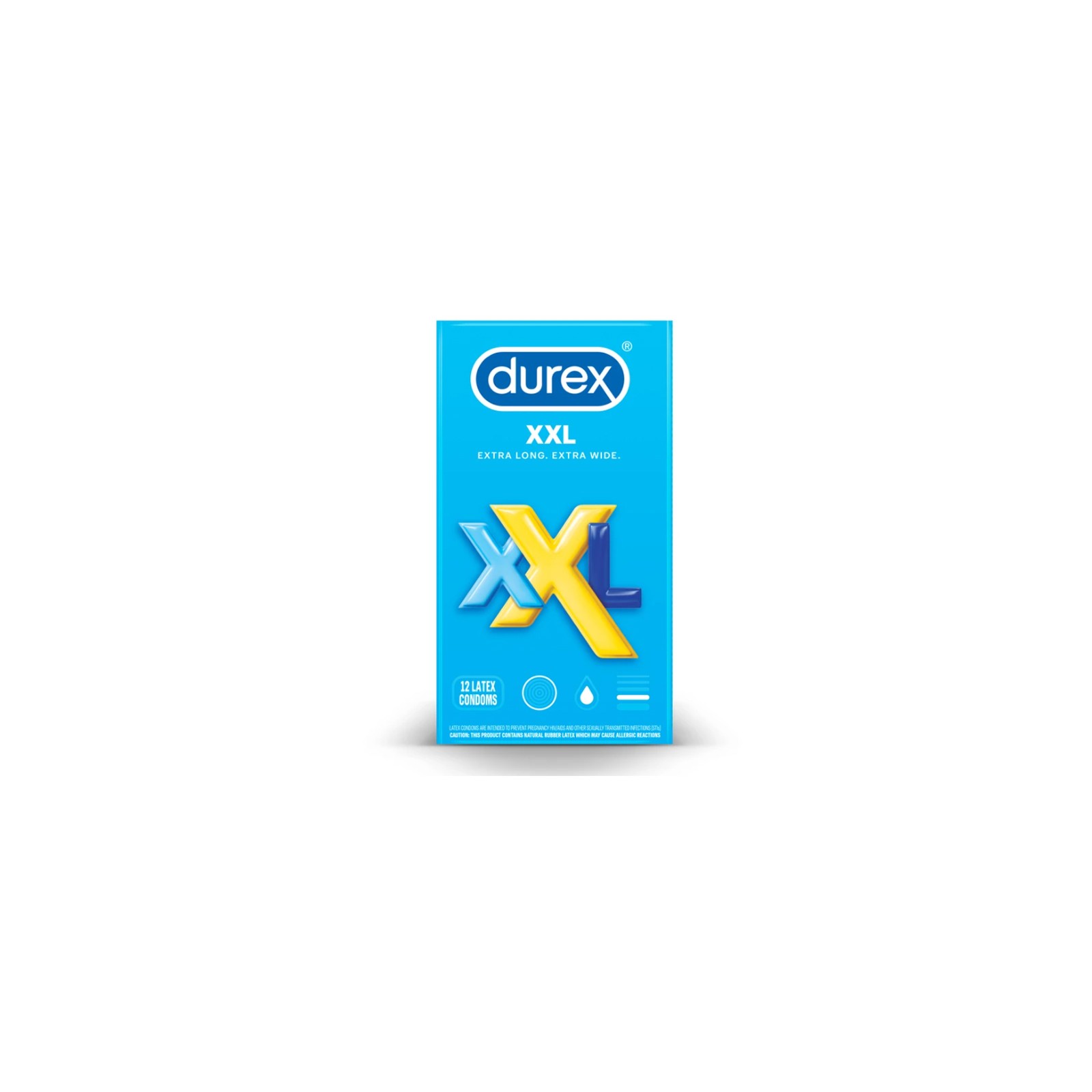 Preservativos Durex XXL Lubricados para Máximo Placer