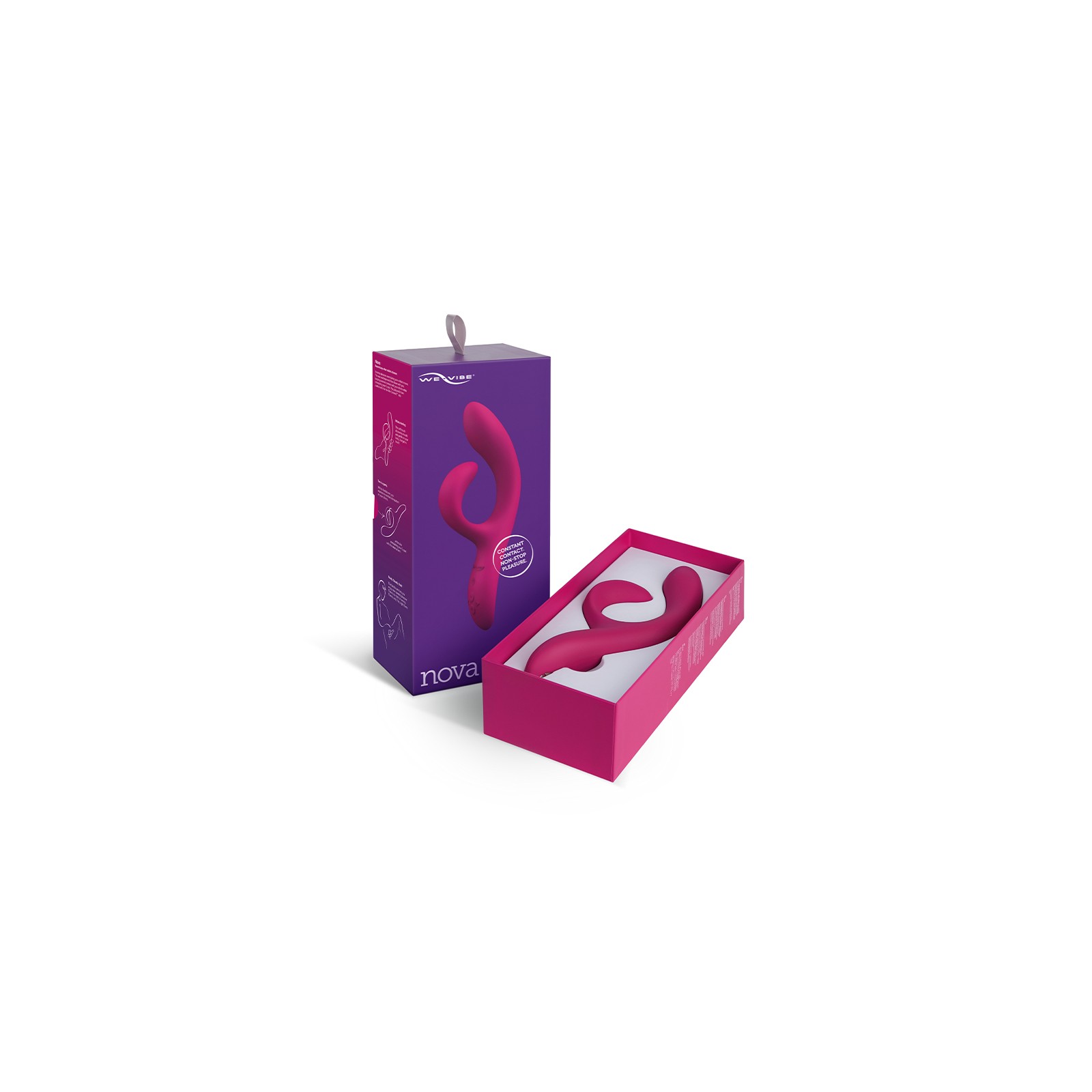 We-Vibe Nova 2 Rechargeable Rabbit Vibrator Pink