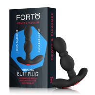 Forto Vibrating Anal Plug Rechargeable Silicone