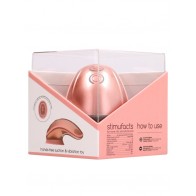 Twitch Rechargeable Suction & Vibration Toy Rose Gold