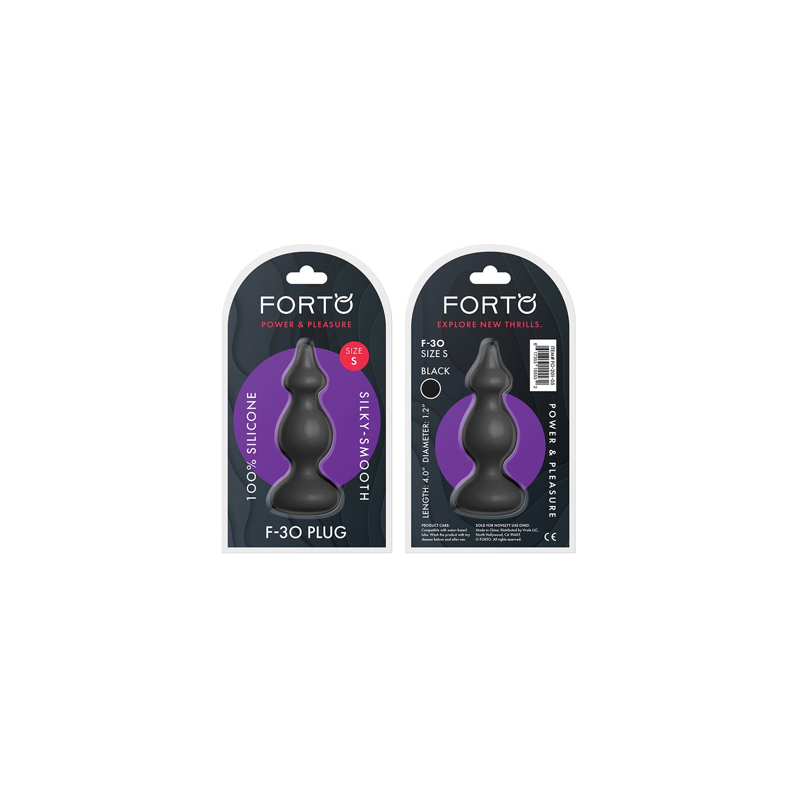 Forto F-30 Small Silicone Anal Plug