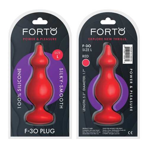 Forto F-30 Large Silicone Anal Plug