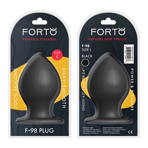 Forto F-98 Large Cone Silicone Anal Plug