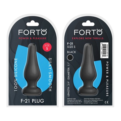 Forto F-21 Tear Drop Silicone Anal Plug Small