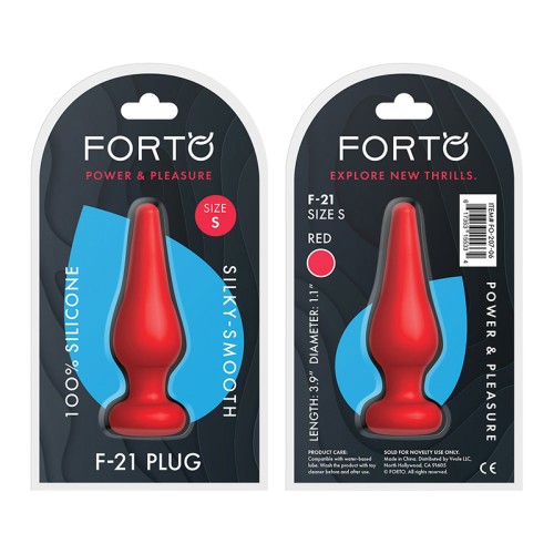 Forto F-21 Tear Drop Anal Plug - Comfort Meets Pleasure