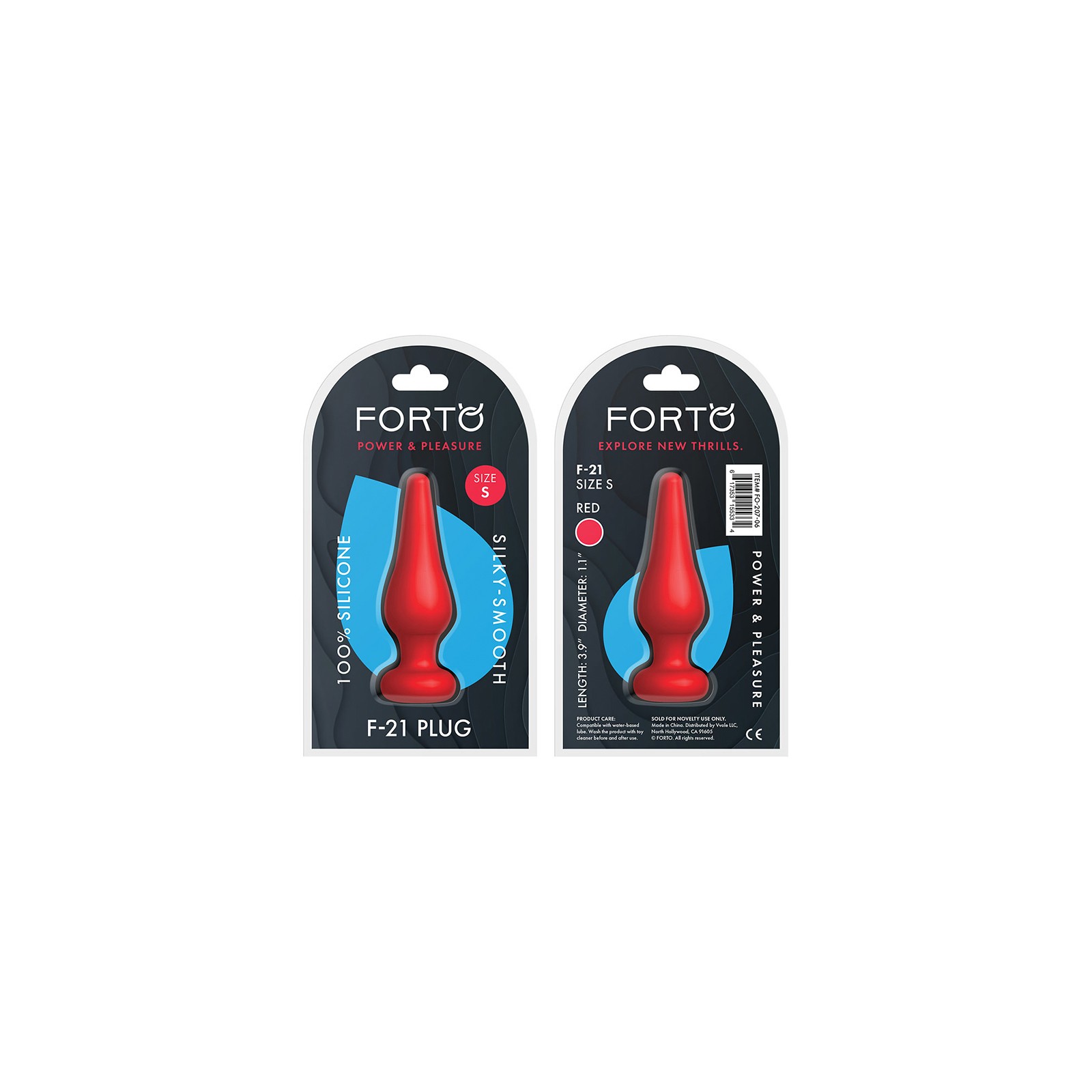 Forto F-21 Tear Drop Anal Plug - Comfort Meets Pleasure