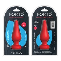 Forto Plug Anal Silicona Gota Mediana