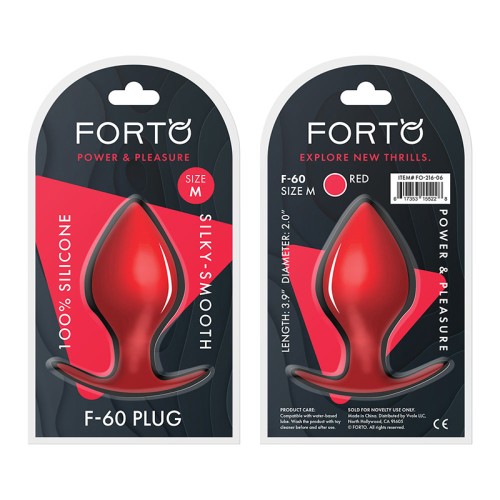 Forto F-60 Spade Silicone Anal Plug Medium