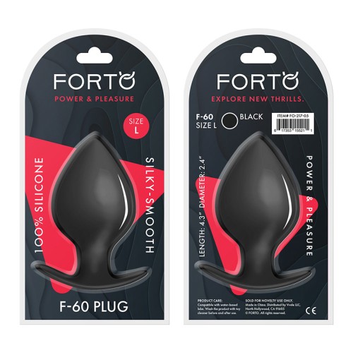 Forto F-60 Spade Large Silicone Anal Plug