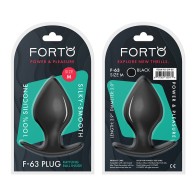 Forto F-63 Rattler Spade Silicone Anal Plug Medium